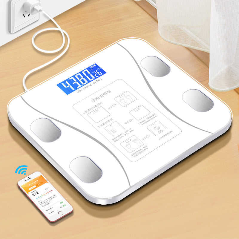 Usb Rechargeable Weight Scale Body Fat Scale Healthy Body Scale - PulsePrime