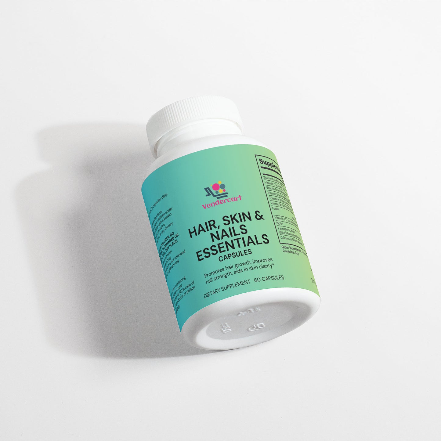 Hair, Skin & Nails Supplement – Biotin, Vitamins & Natural Extracts for Beauty & Wellness