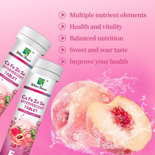 Effervescent Tablet Calcium Iron Zinc Supplements - PulsePrime