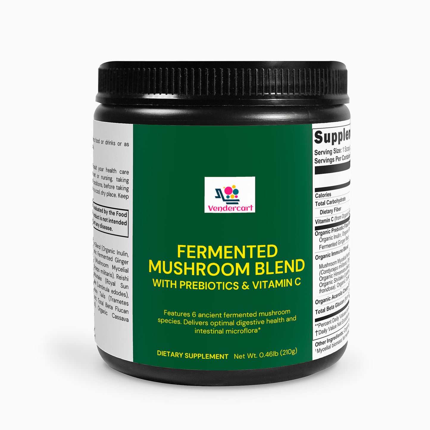 Fermented Mushroom Blend Immune Gut Health Support With Maximum Absorption - PulsePrime