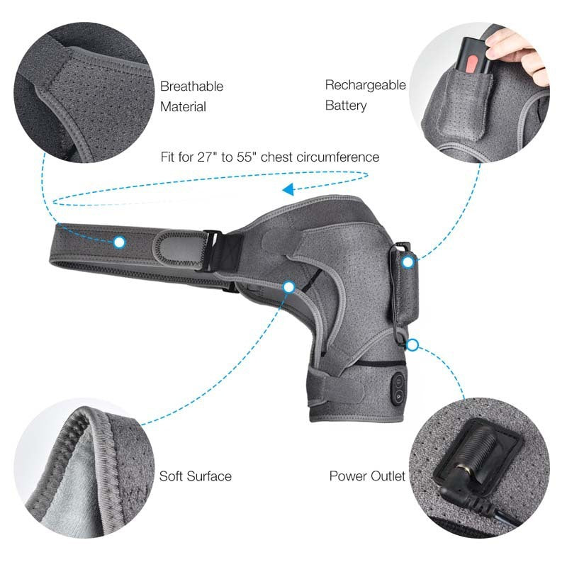 Fashion Personality Mobile Power Heating Shoulder Pads
