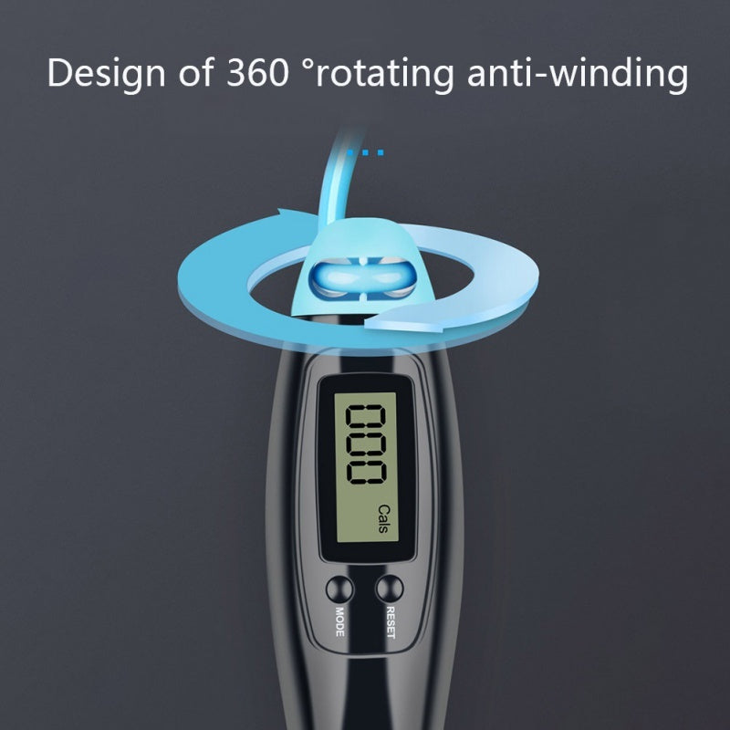 Cordless Jump Ropes Smart Electronic Digital wireless Skip Rope Calorie Consumption Fitness Body Building Exercise Jumping Rope - PulsePrime