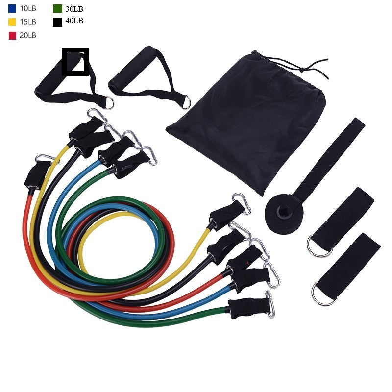 Portable Fitness Rally Resistance Bands Set – Full-Body Strength Training & Toning