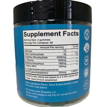 Gummies Creatine Monohydrate Health Care Soft Candy - PulsePrime