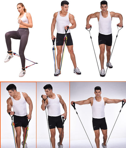 Portable Fitness Rally Resistance Bands Set – Full-Body Strength Training & Toning