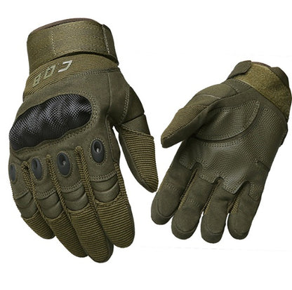 Tactical Gloves Army Military Men Gym Fitness Riding Half Finger Rubber Knuckle Protective Gear Male Tactical Gloves - PulsePrime