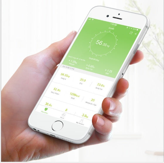 Bluetooth body fat scale electronic body fat health scale - PulsePrime