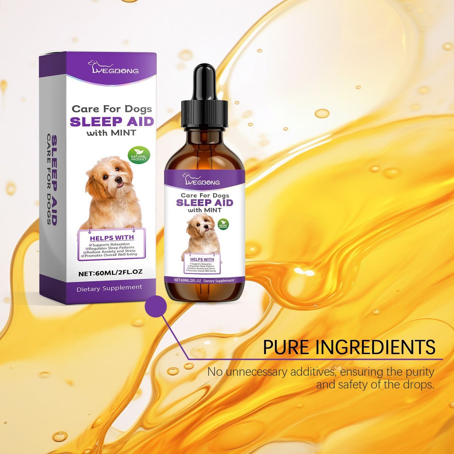 Dog Sleep Drops Care For Night Sleep - PulsePrime