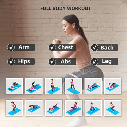 Loop Resistance Bands Set of 5 – Home Fitness, Strength Training & Physical Therapy