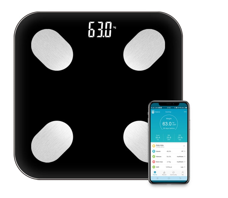 Bluetooth smart body fat scale electronic scale weight body scale - PulsePrime