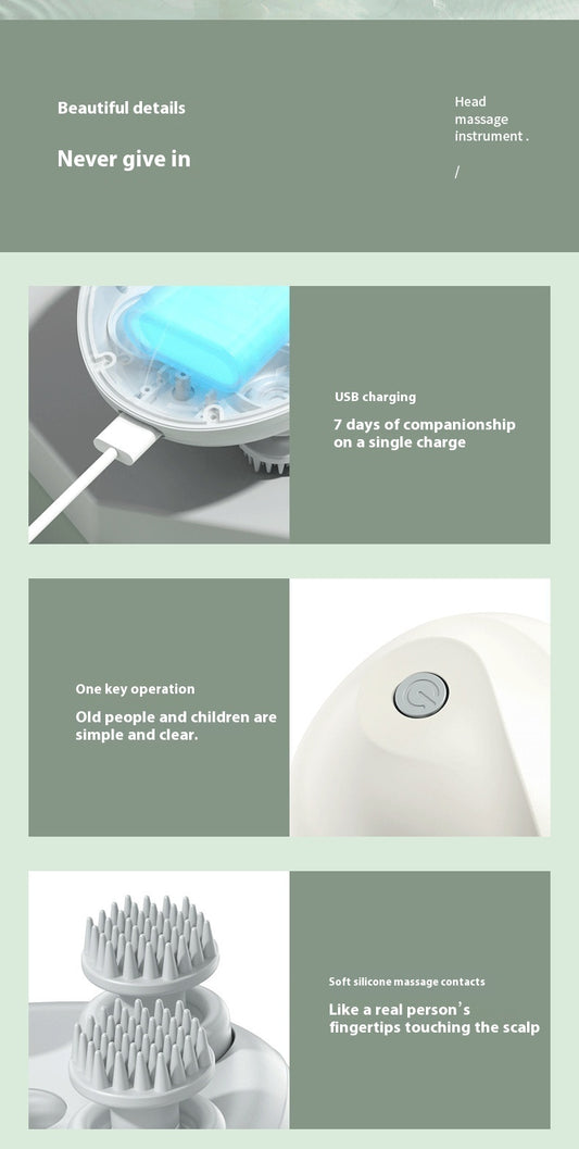 Head Massager Electric Neck Massager Rechargeable - PulsePrime