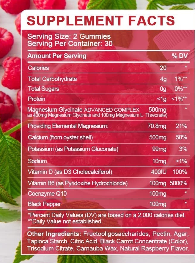 Glycine Magnesium Gummies - PulsePrime