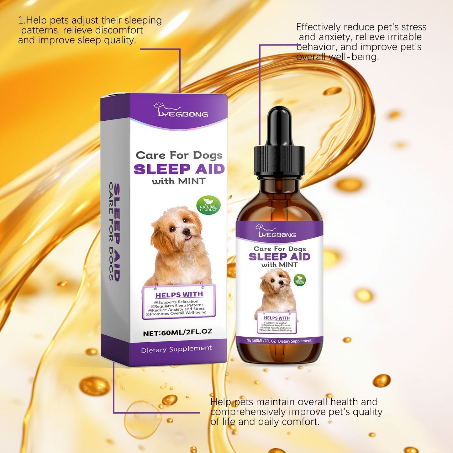 Dog Sleep Drops Care For Night Sleep - PulsePrime