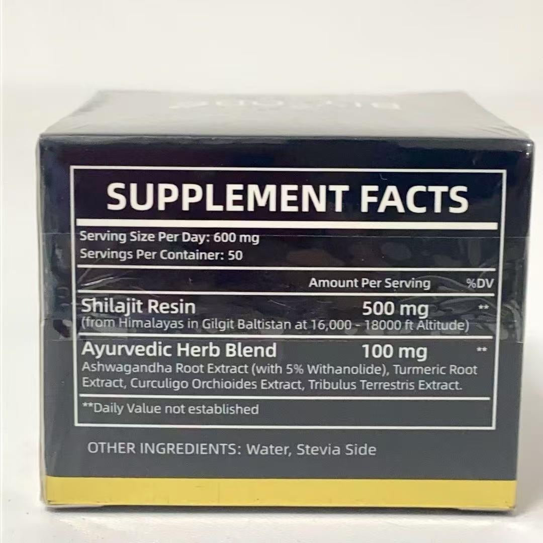 Pure Himalayan Shilajit Gummies with Ashwagandha & Gokshura – 60 Chewable Herbal Supplement, No Added Sugar