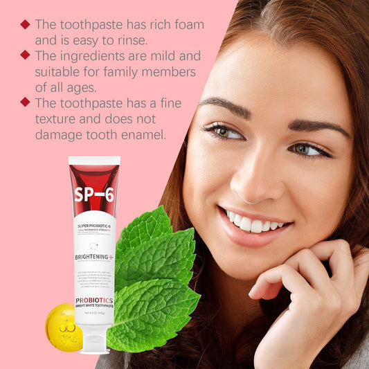 Sp6 Probiotics Whitening Toothpaste - PulsePrime