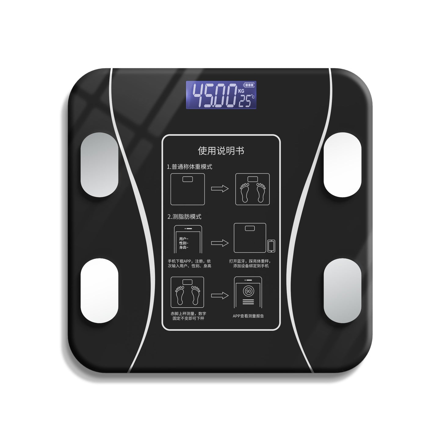 Usb Rechargeable Weight Scale Body Fat Scale Healthy Body Scale - PulsePrime