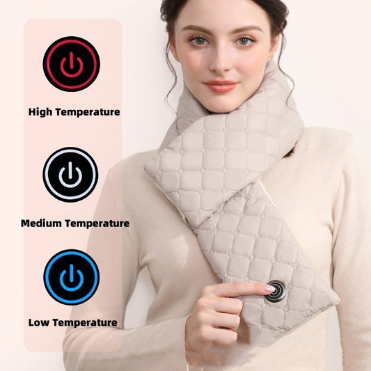 Electric Heating Scarf 3 Gear Heating Pads Outdoor Warm Heated Scarf USB Heater Thermal Shawl Neck Brace Warm Bib For Women Men - PulsePrime