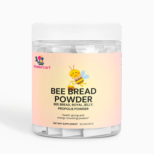 Bee Pearl Powder Energy, Immunity, And Skin Support With Bee Bread, Propolis, Royal Jelly And Vitamin C  30 Sachets - PulsePrime