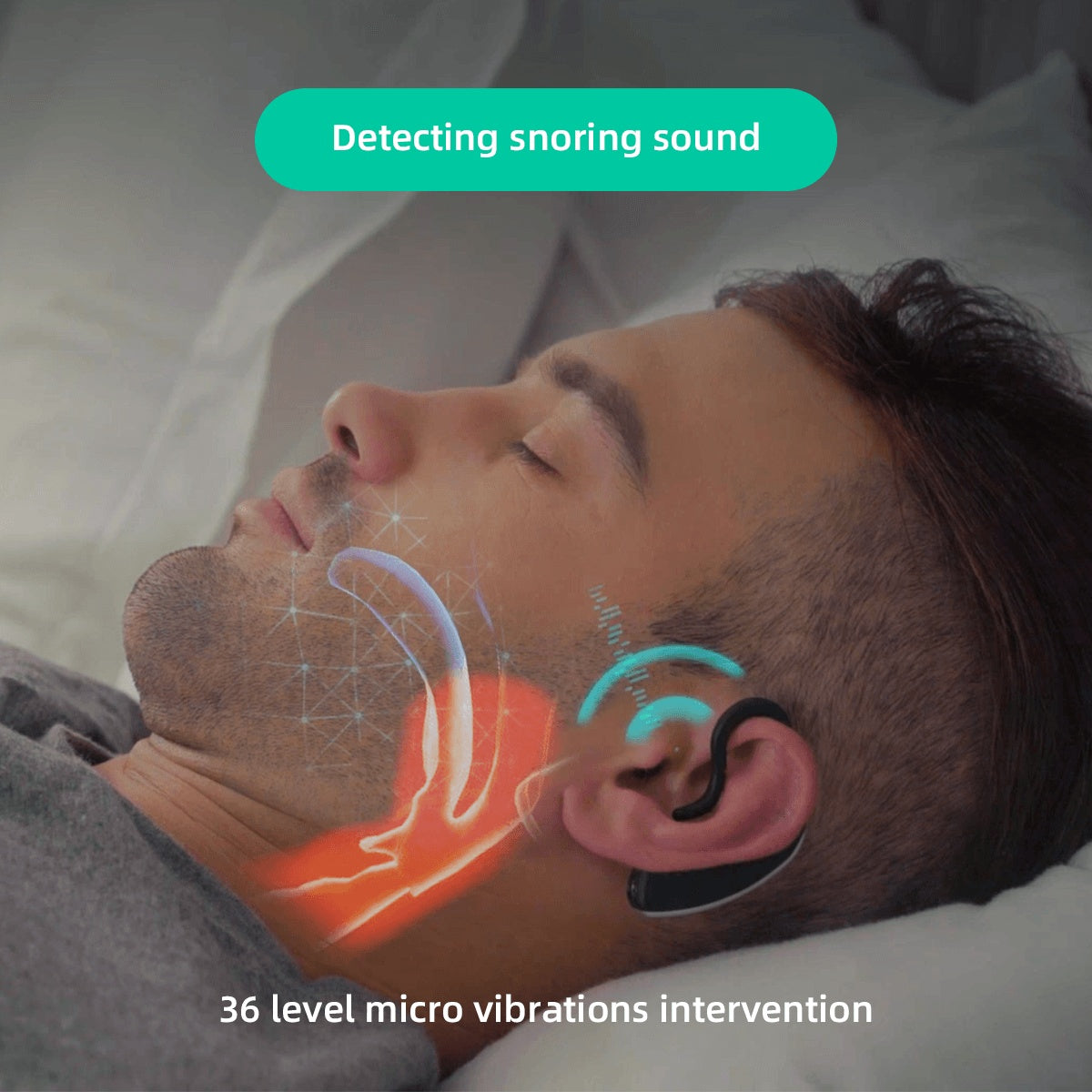 Smart Earset Anti Snoring Device - PulsePrime