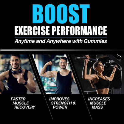 Gummies Creatine Monohydrate Health Care Soft Candy - PulsePrime