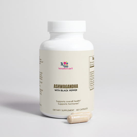 ASHWAGANDHA WITH BLACK PEPPER - PulsePrime
