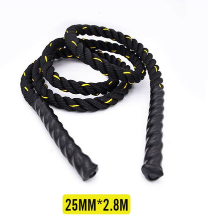Rope Battle Skipping Ropes Power Training  Fitness Home Gym Equipment - PulsePrime