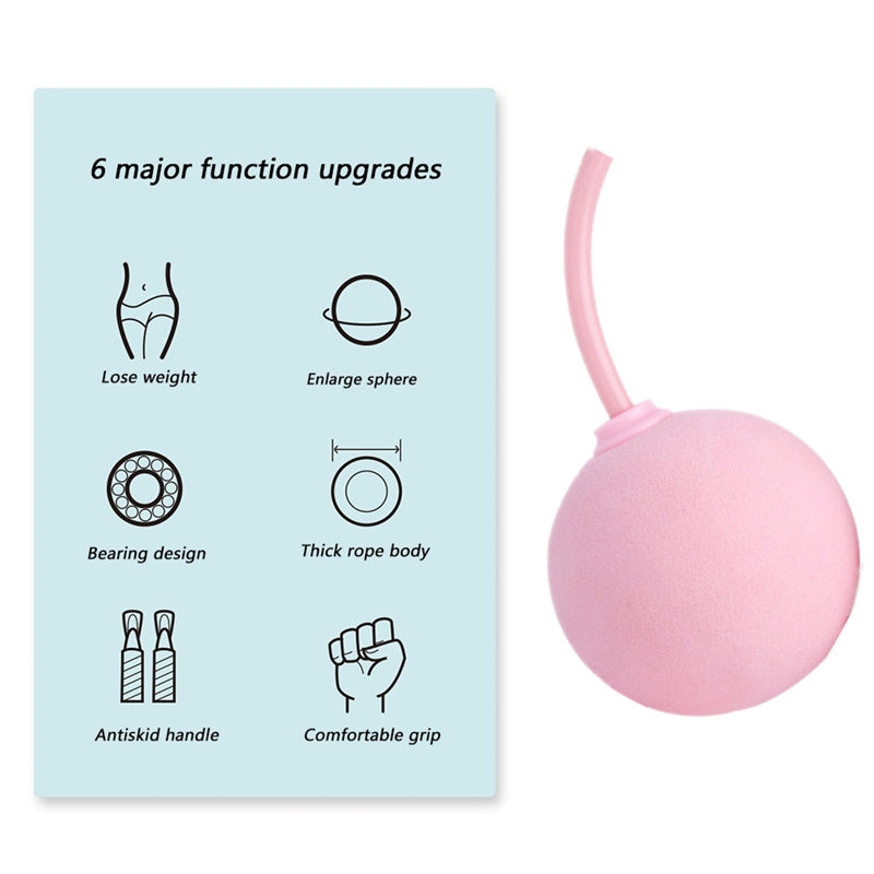 Training Jump Rope Set Fitness Jump Ropes And Silicone Handles For Women Men Kids With Speed Cordless Ball Adjustable Anti-Tangle PVC Wire Rope For Fitness Crossfit Indoor Outdoor Workout - PulsePrime