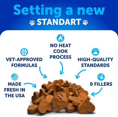 Dog Allergy Relief Chews – Itch & Skin Support with Fish Oil, 180 Soft Treats