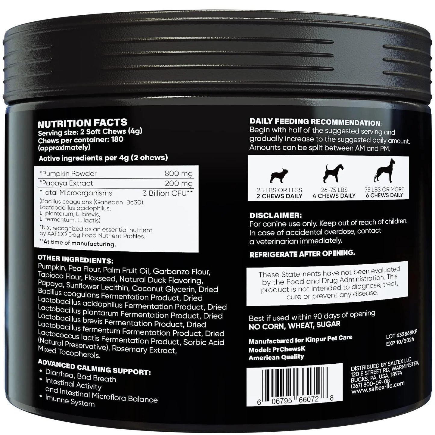 Probiotics For Dogs Support Gut Health Itchy Skin Allergies Yeast Balance Immunity Dog Probiotics And Digestive Enzymes For Small Medium And Large Dogs 180 Probiotic Chews For Dogs Duck Flavor