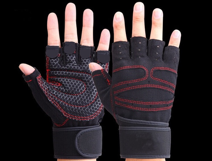 Half finger gym gloves - PulsePrime