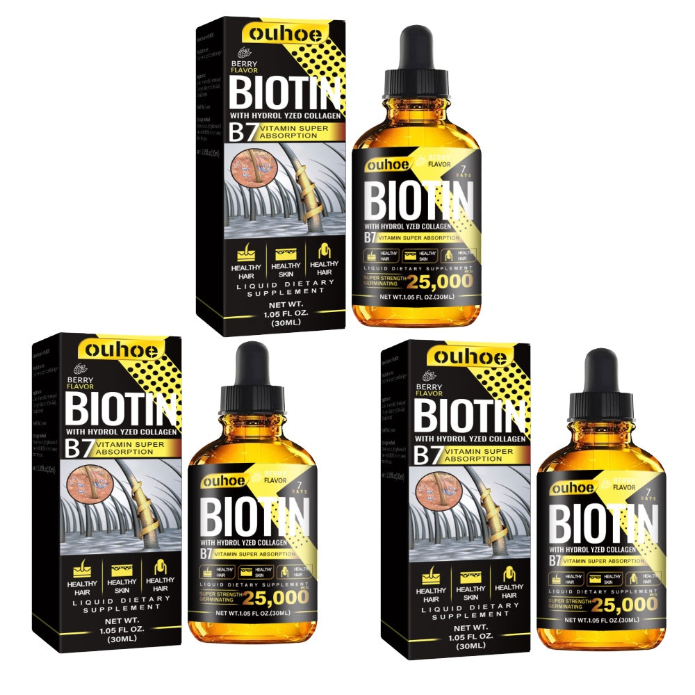 OUHOE Collagen B7 Vitamin Hair Oil – Strengthening, Densifying & Hair Loss Prevention