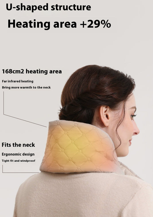 Electric Heating Scarf 3 Gear Heating Pads Outdoor Warm Heated Scarf USB Heater Thermal Shawl Neck Brace Warm Bib For Women Men - PulsePrime