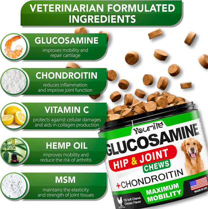 Pet Hip & Joint Supplement Chondroitin - PulsePrime