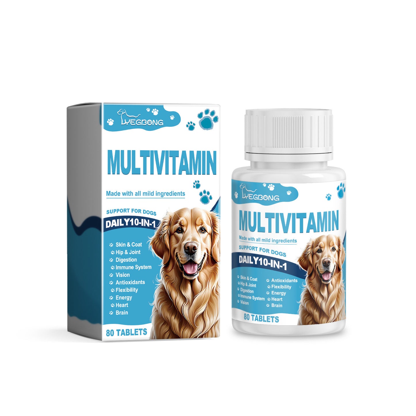 Yegbong For Dogs Multivitamin Tablet For Cats Dog Pet - PulsePrime