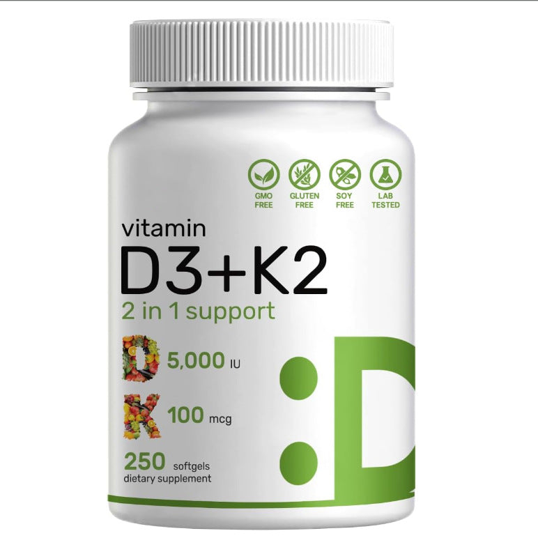 Vitamin D3 K2 Soft Capsules - PulsePrime