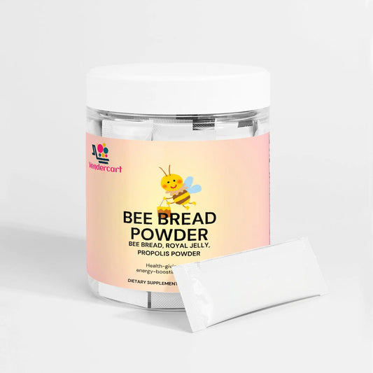 Bee Pearl Powder Energy, Immunity, And Skin Support With Bee Bread, Propolis, Royal Jelly And Vitamin C  30 Sachets - PulsePrime