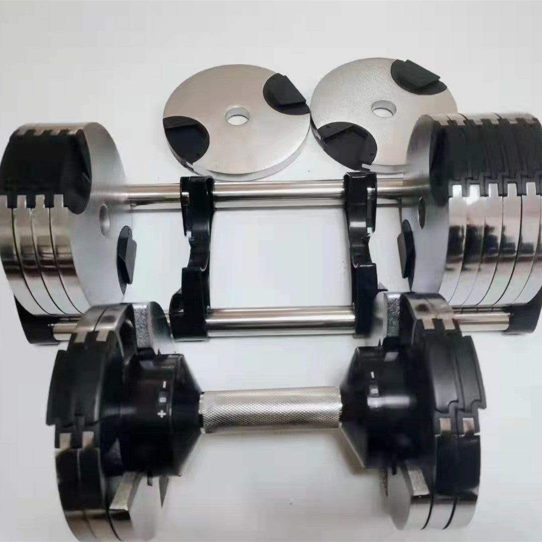 Home Plating Adjustable Dumbbell Fitness Equipment - PulsePrime