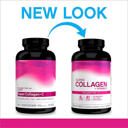 Collagen Tablet 250 Tablets - PulsePrime