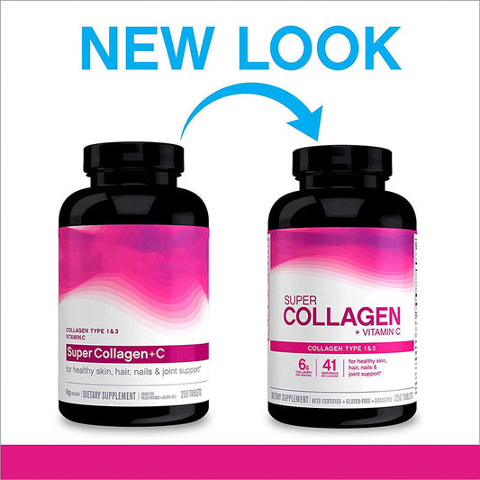 Collagen Tablet 250 Tablets - PulsePrime