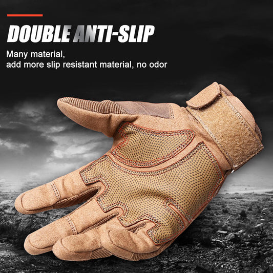Tactical Gloves Army Military Men Gym Fitness Riding Half Finger Rubber Knuckle Protective Gear Male Tactical Gloves - PulsePrime