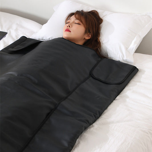 Infrared Sauna Blanket – Waterproof, Anti-Flammable, Zipper & Velcro Design for Full Body Detox