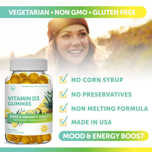 Vitamin D3 Gummies - PulsePrime