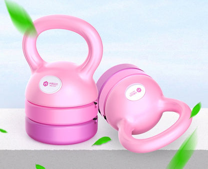 Adjustable Kettlebell Small Dumbbell Ladies Fitness Equipment - PulsePrime